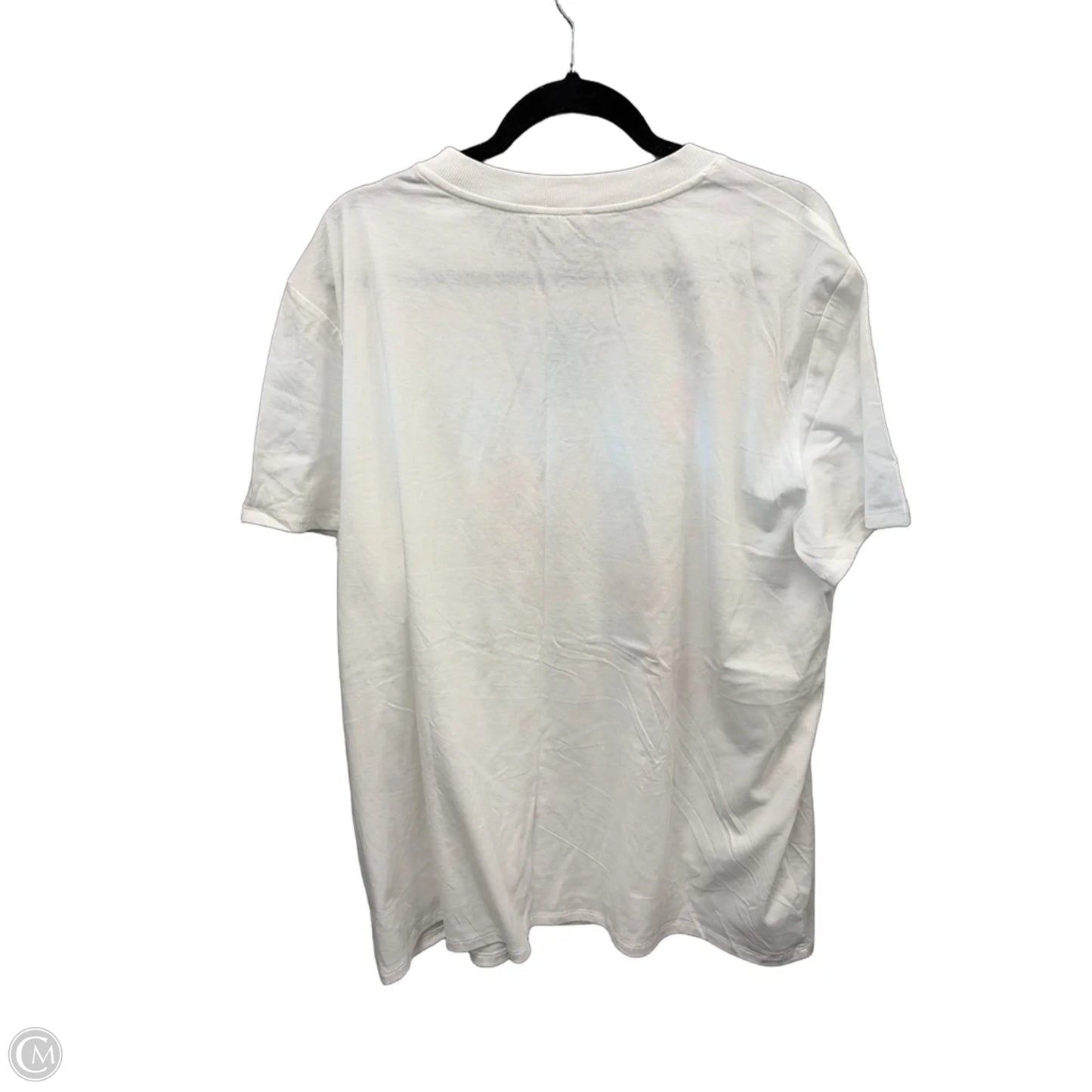 Top Short Sleeve Basic By Maurices In White, Size: Xxl