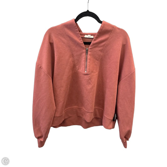 Sweatshirt Collar By Entro In Orange, Size: M