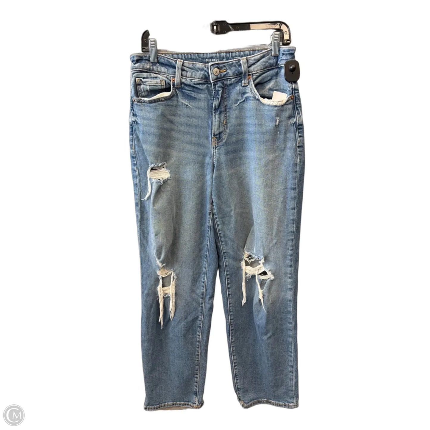 Jeans Straight By Old Navy In Blue Denim, Size: 10