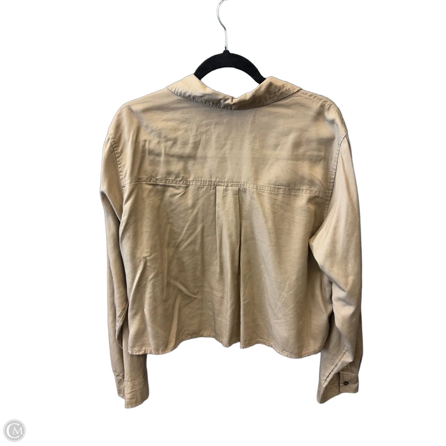 Top Long Sleeve By Universal Thread In Brown, Size: L