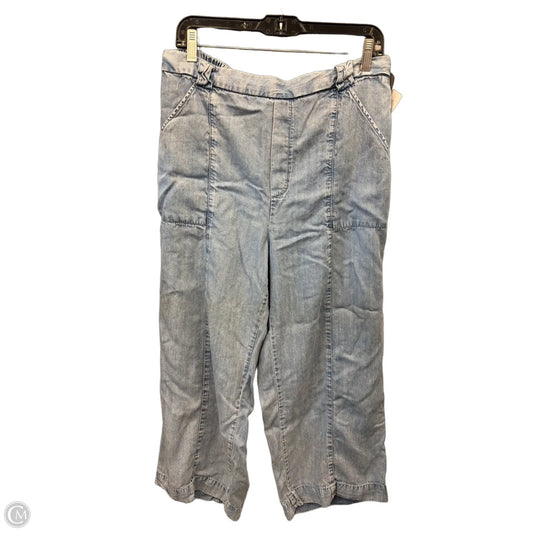 Pants Cropped By Jane And Delancey In Blue, Size: 12