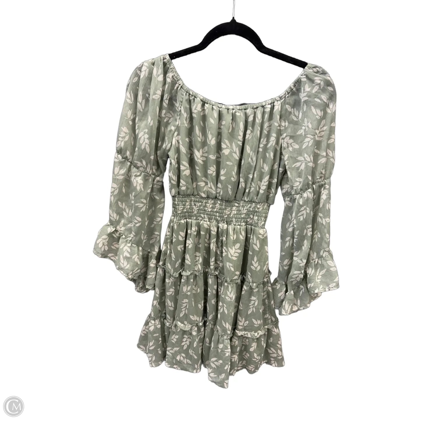 Dress Casual Short By Blush In Green, Size: S