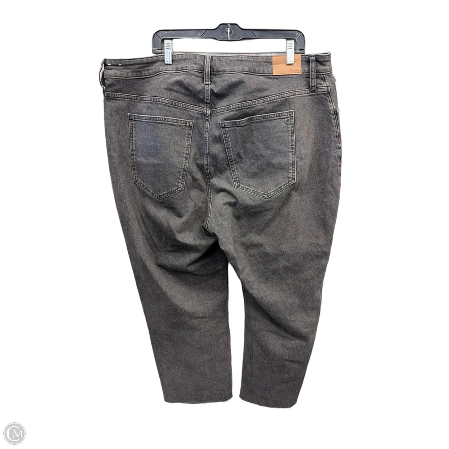 Jeans Straight By Madewell In Black Denim, Size: 20