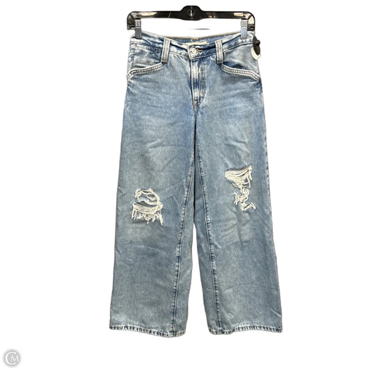 Jeans Straight By Levis In Blue Denim, Size: 2