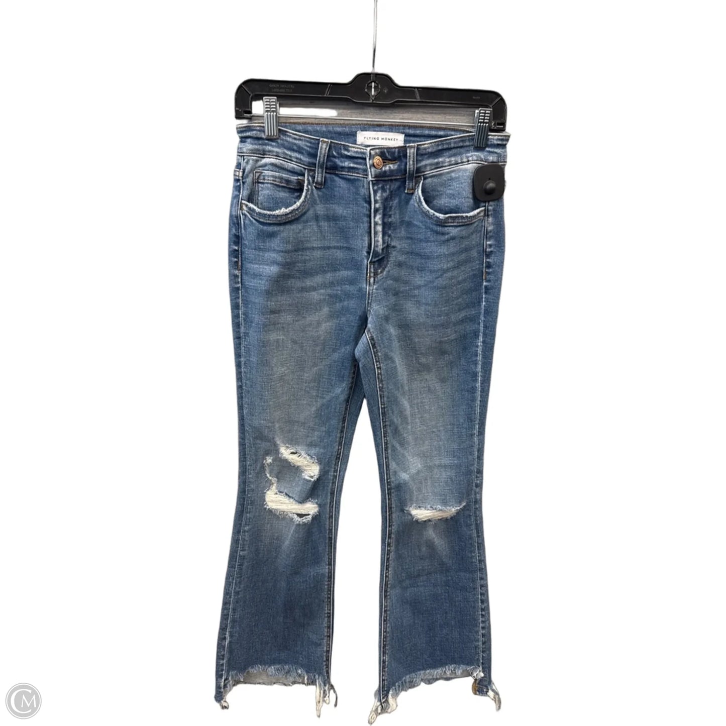 Jeans Straight By Flying Monkey In Blue Denim, Size: 4