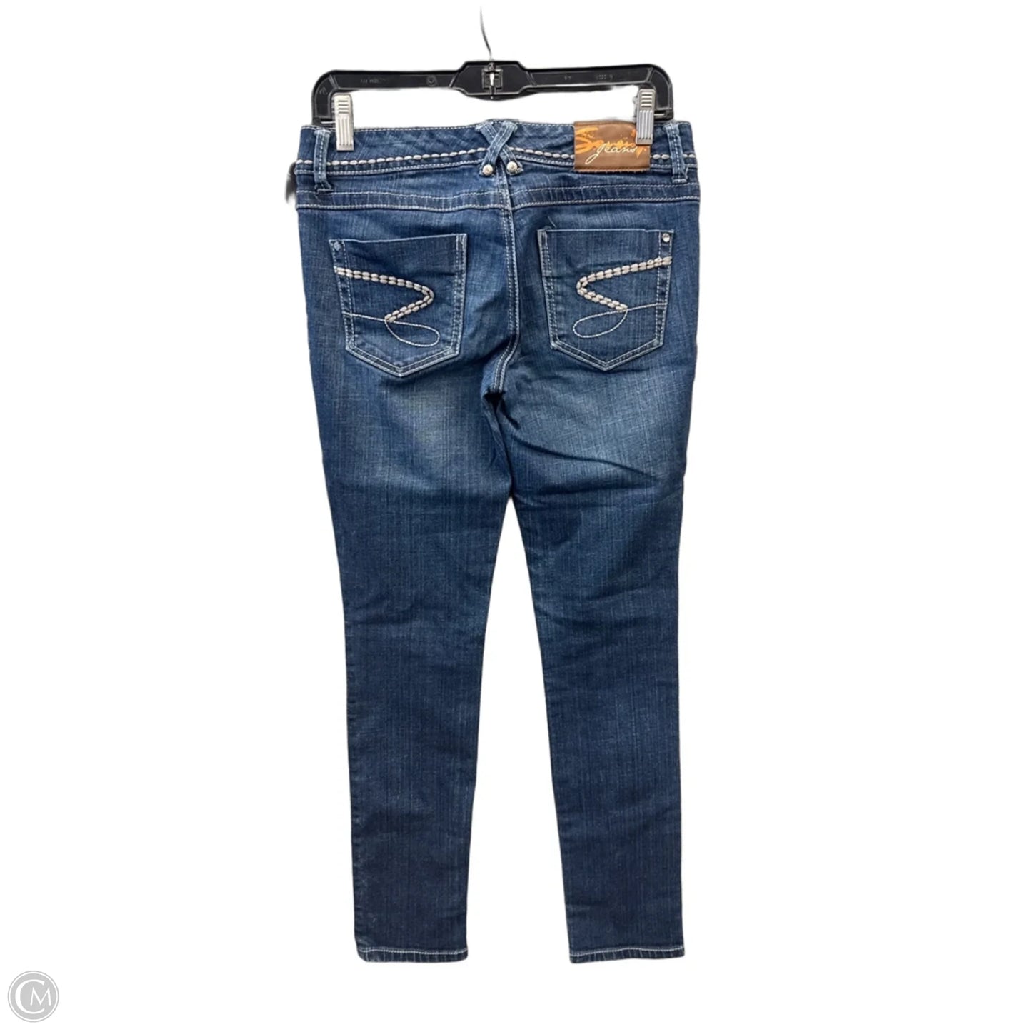 Jeans Skinny By Seven 7 In Blue Denim, Size: 6