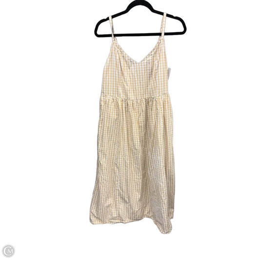 Dress Casual Maxi By Old Navy In Plaid Pattern, Size: L