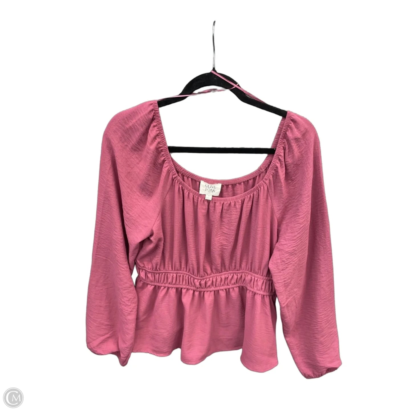 Top Long Sleeve By Olive And Oak In Purple, Size: L