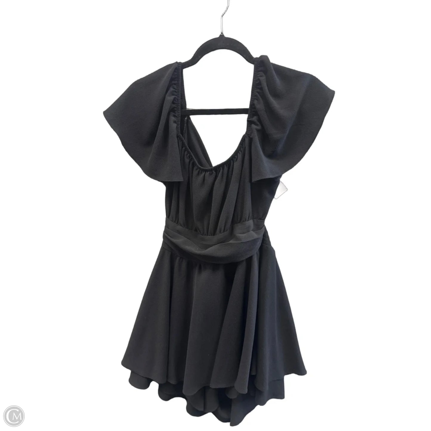 Dress Casual Short By Exlura In Black, Size: L
