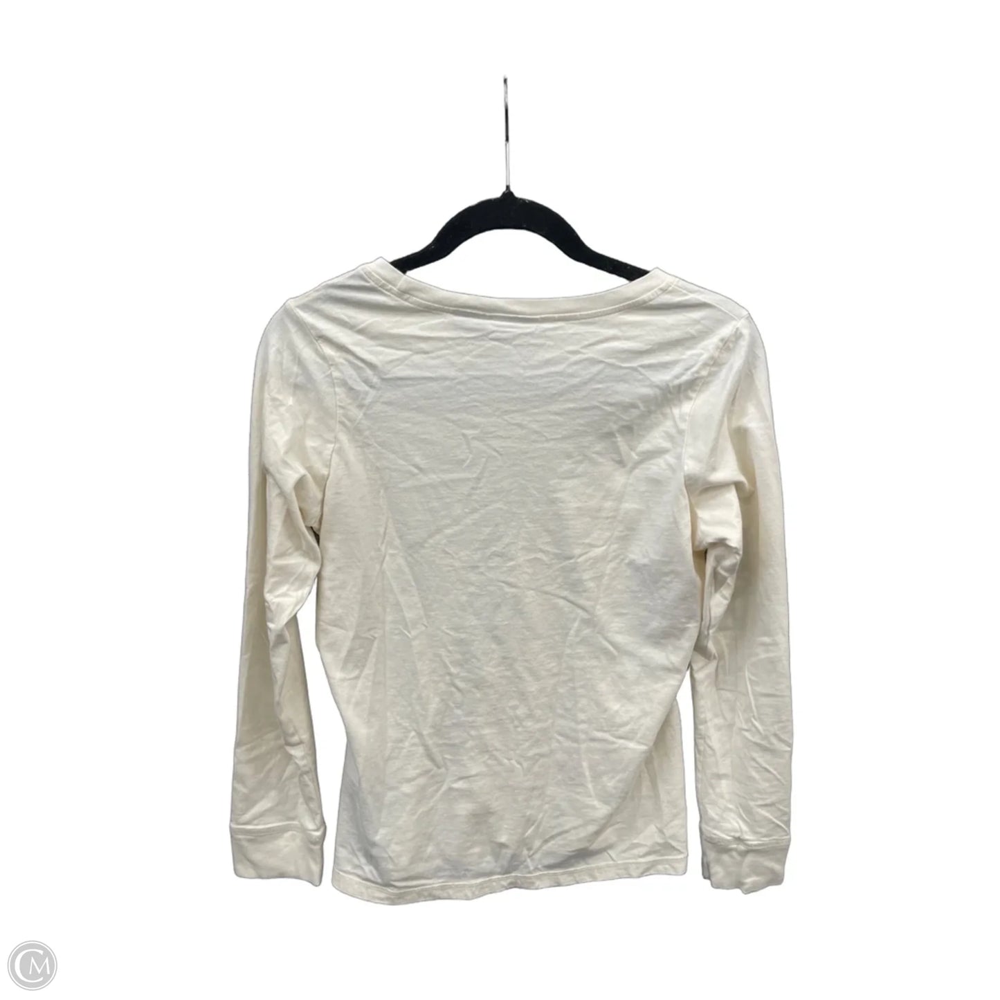 Top Long Sleeve Basic By Harley Davidson In Cream, Size: M