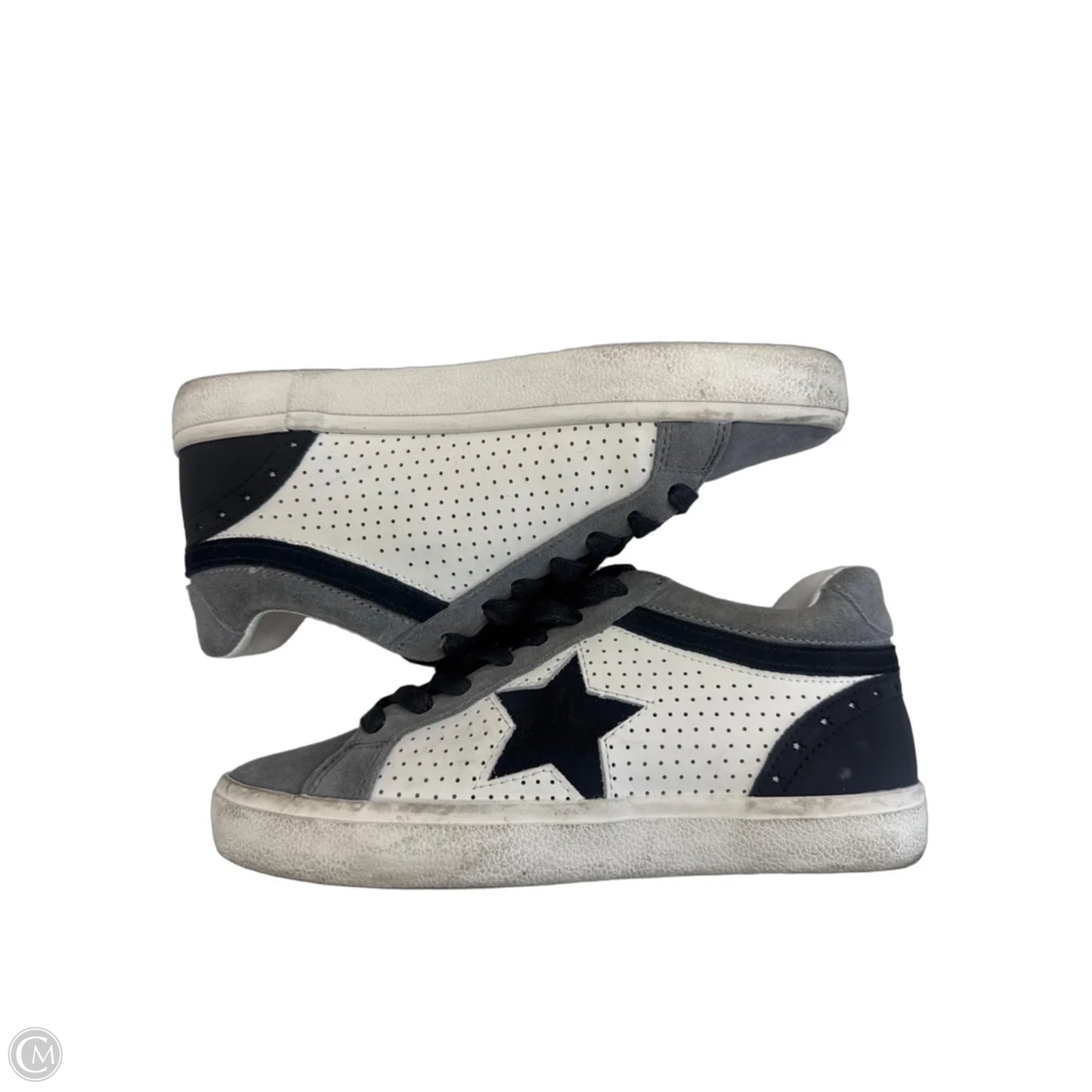 Shoes Sneakers By Vintage Havana In Grey & White, Size: 7.5