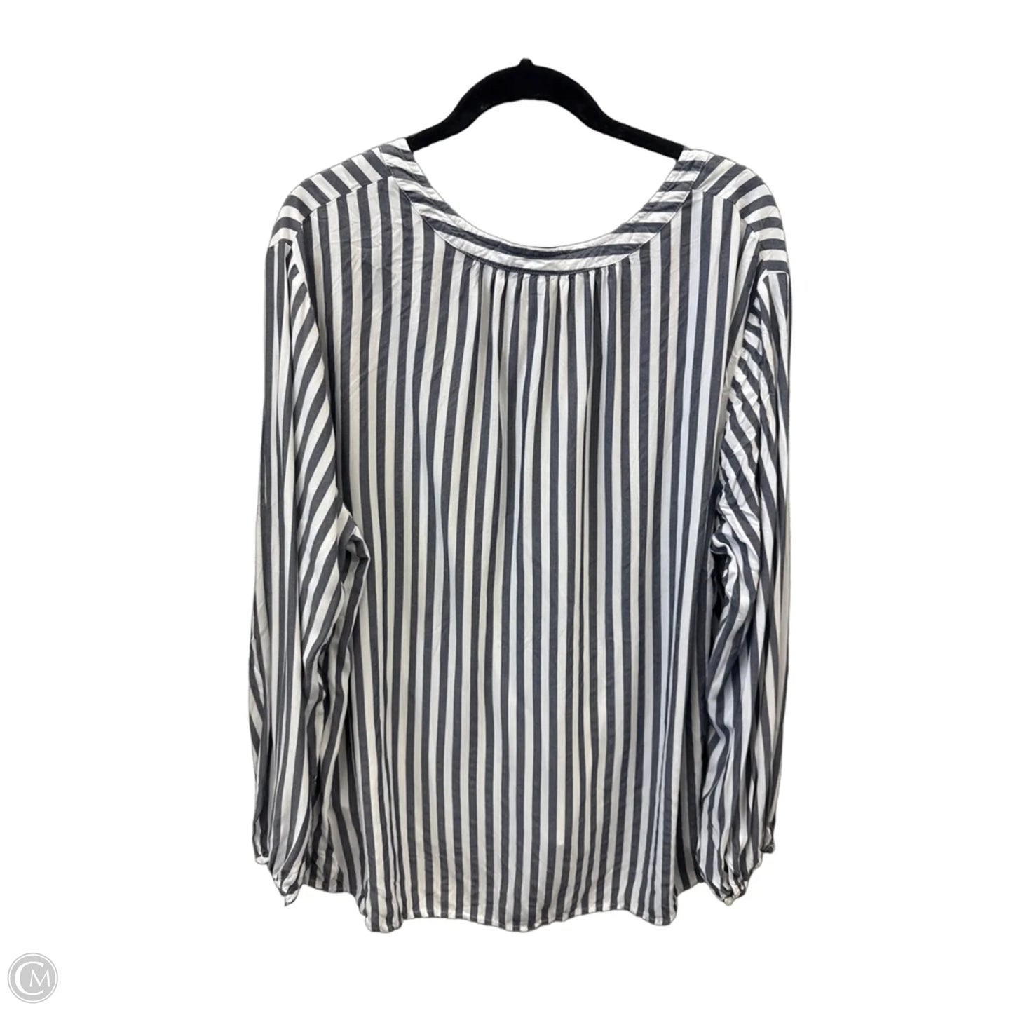 Top Long Sleeve By Old Navy In Striped Pattern, Size: Xxl