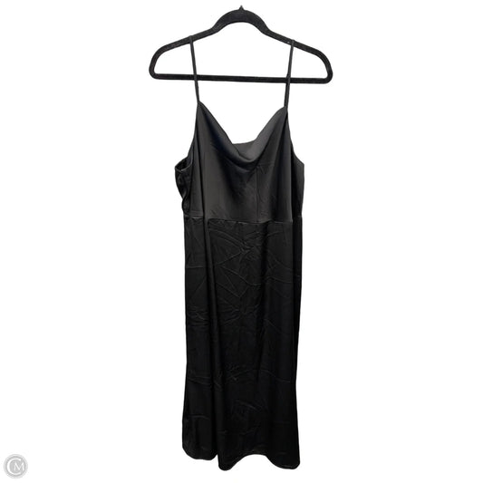 Dress Casual Midi By Old Navy In Black, Size: Xl