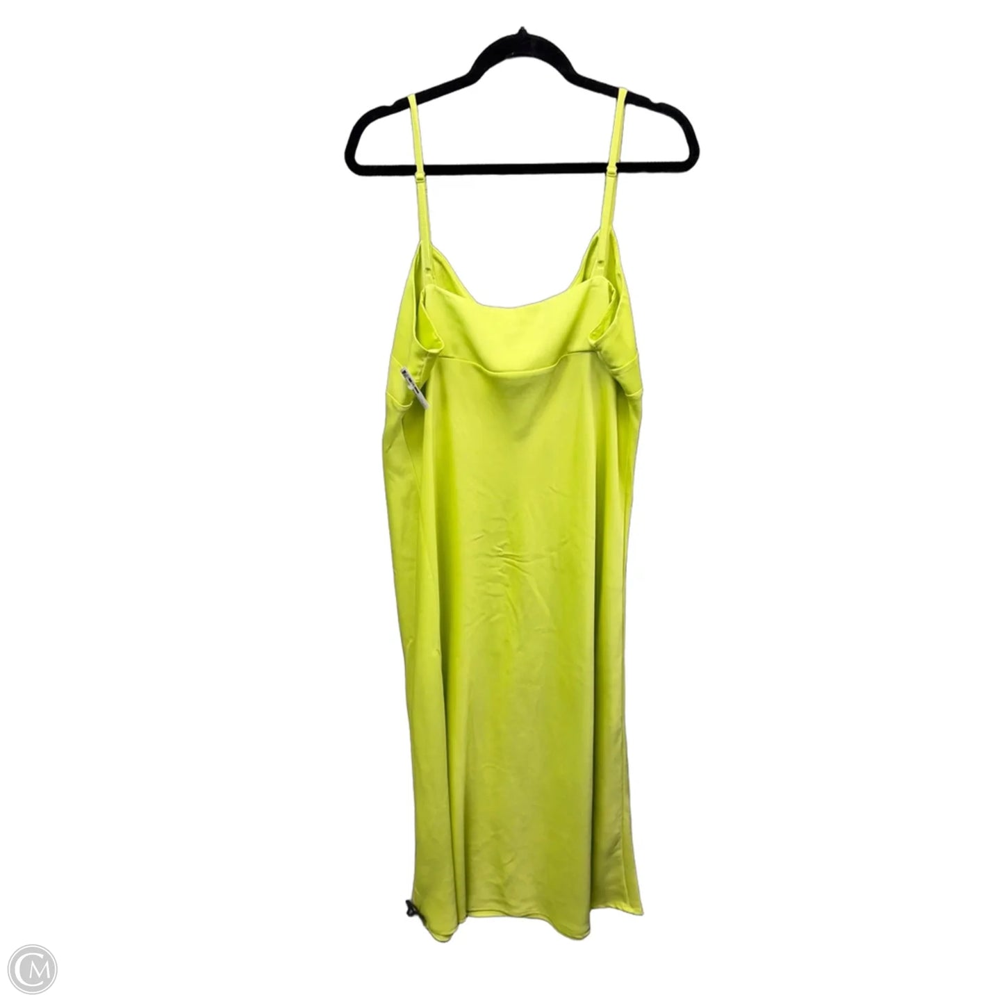 Dress Casual Midi By A New Day In Green, Size: Xxl