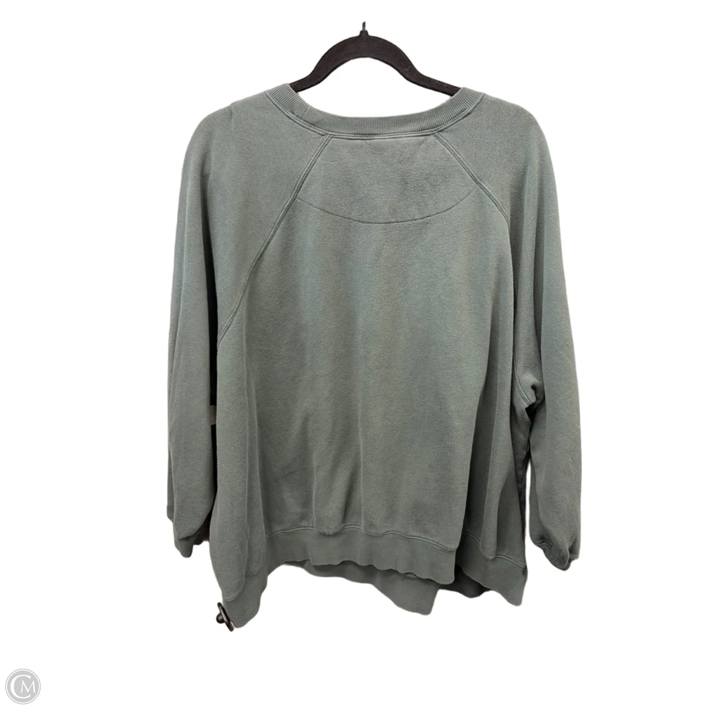 Sweatshirt Crewneck By Old Navy In Green, Size: 2x