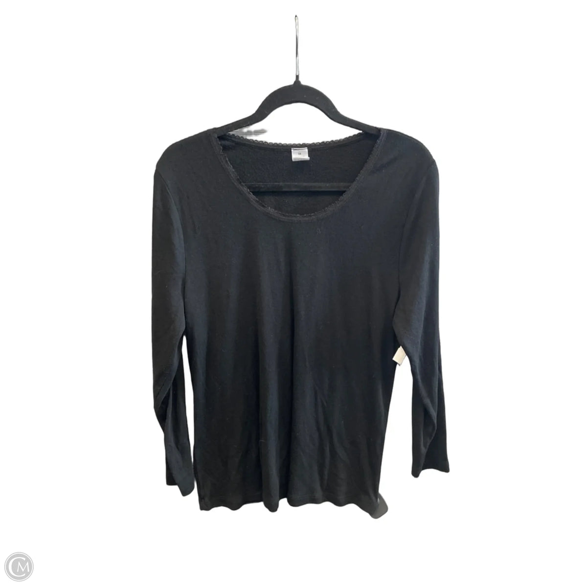 Top Long Sleeve Basic By Clothes Mentor In Black, Size: 3x
