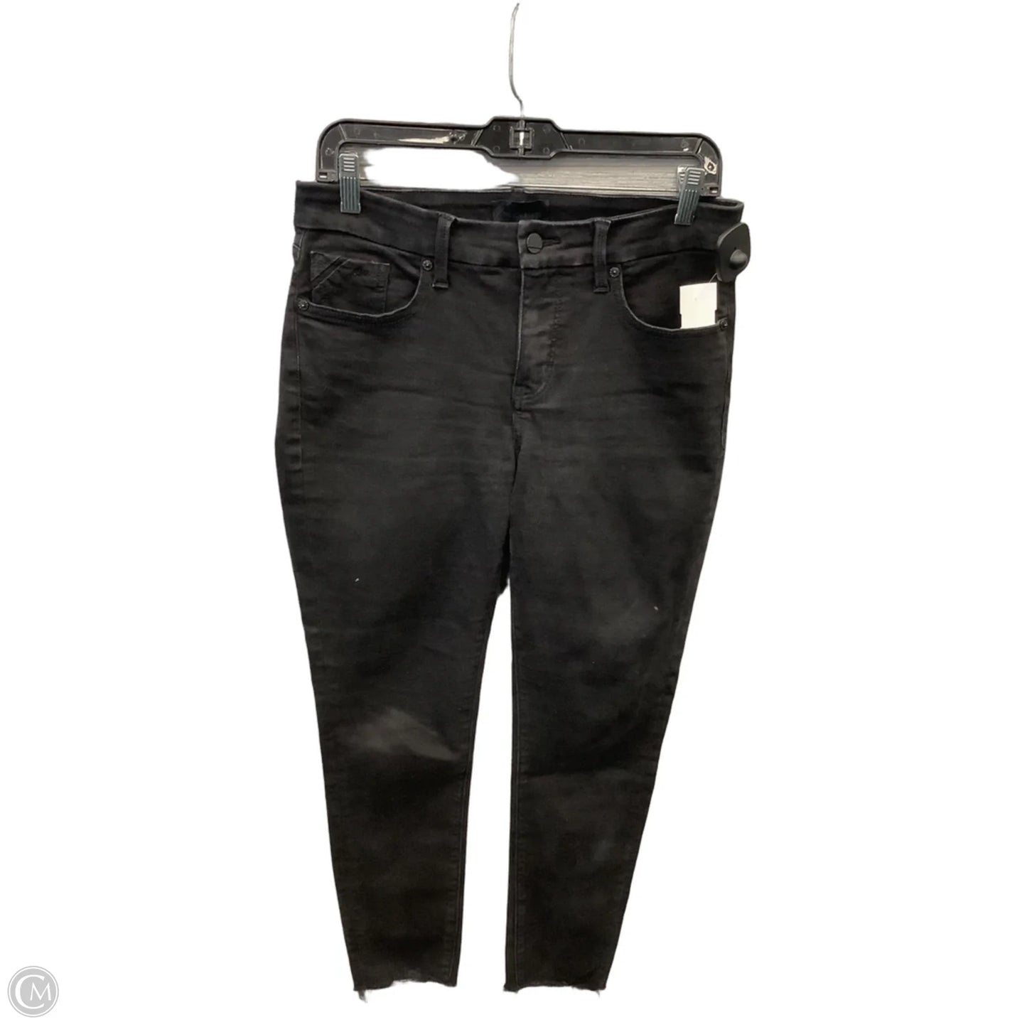 Jeans Skinny By Buckle Black In Blue Denim, Size: 6