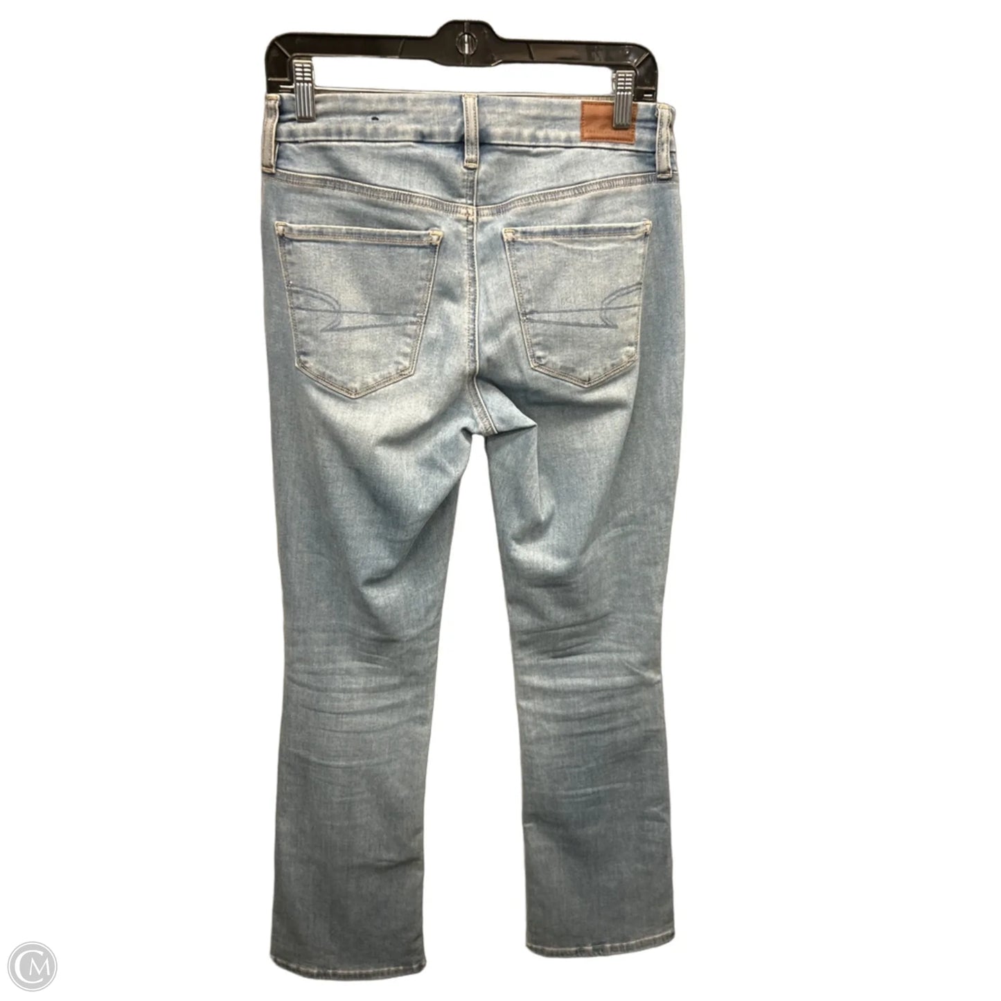 Jeans Boot Cut By American Eagle In Blue Denim, Size: 8
