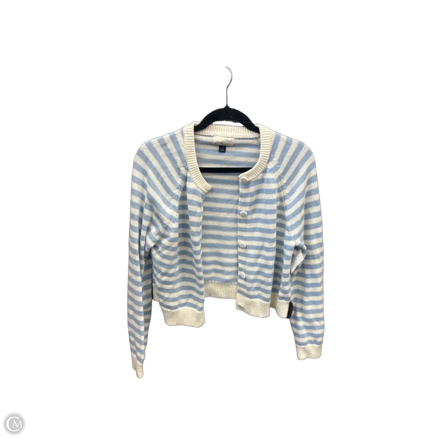 Cardigan By Universal Thread In Striped Pattern, Size: M