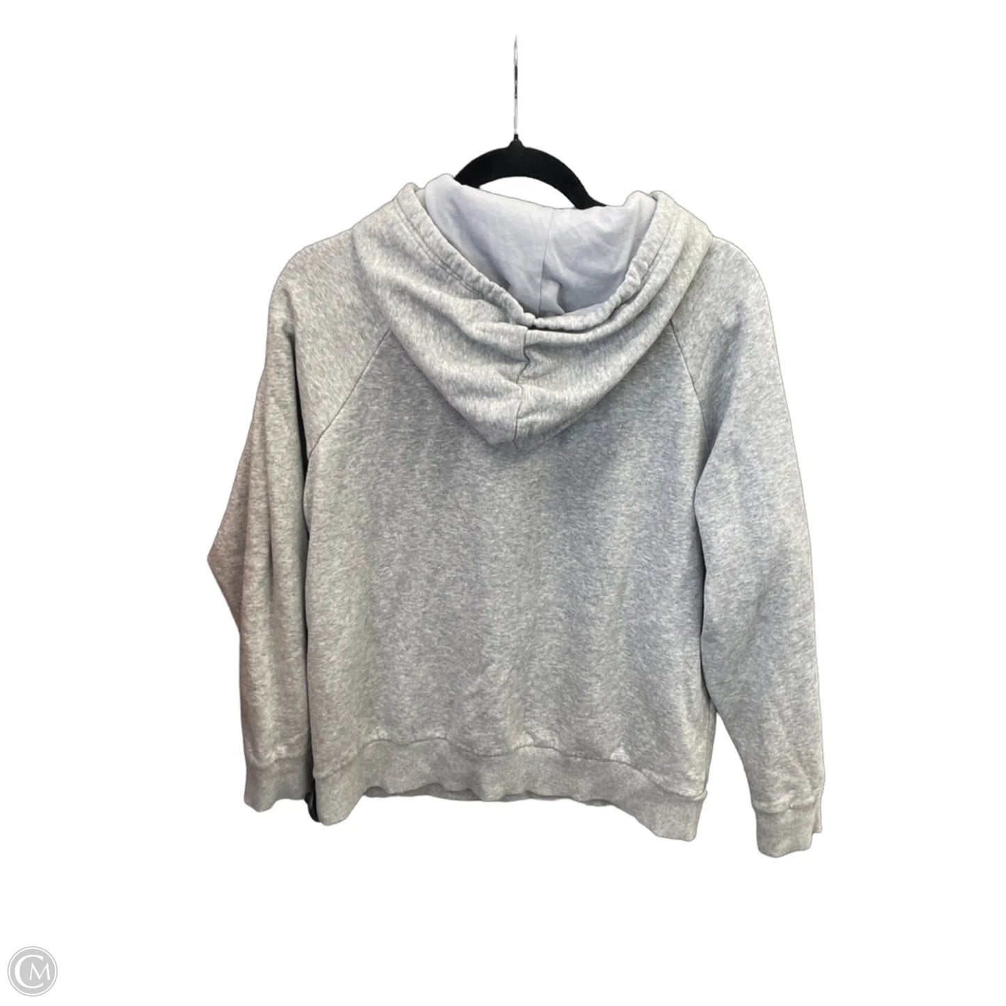 Sweatshirt Hoodie By Under Armour In Grey, Size: L