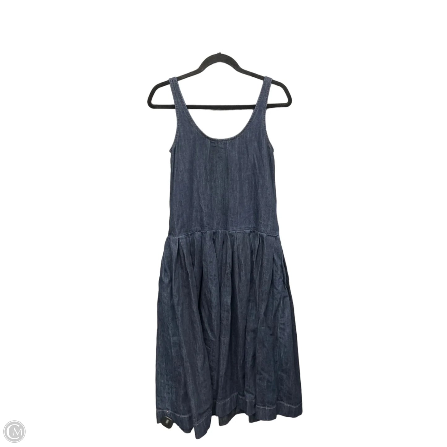 Dress Casual Midi By Old Navy In Blue Denim, Size: Xs