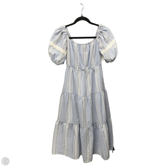 Dress Casual Midi By She + Sky In Blue, Size: S