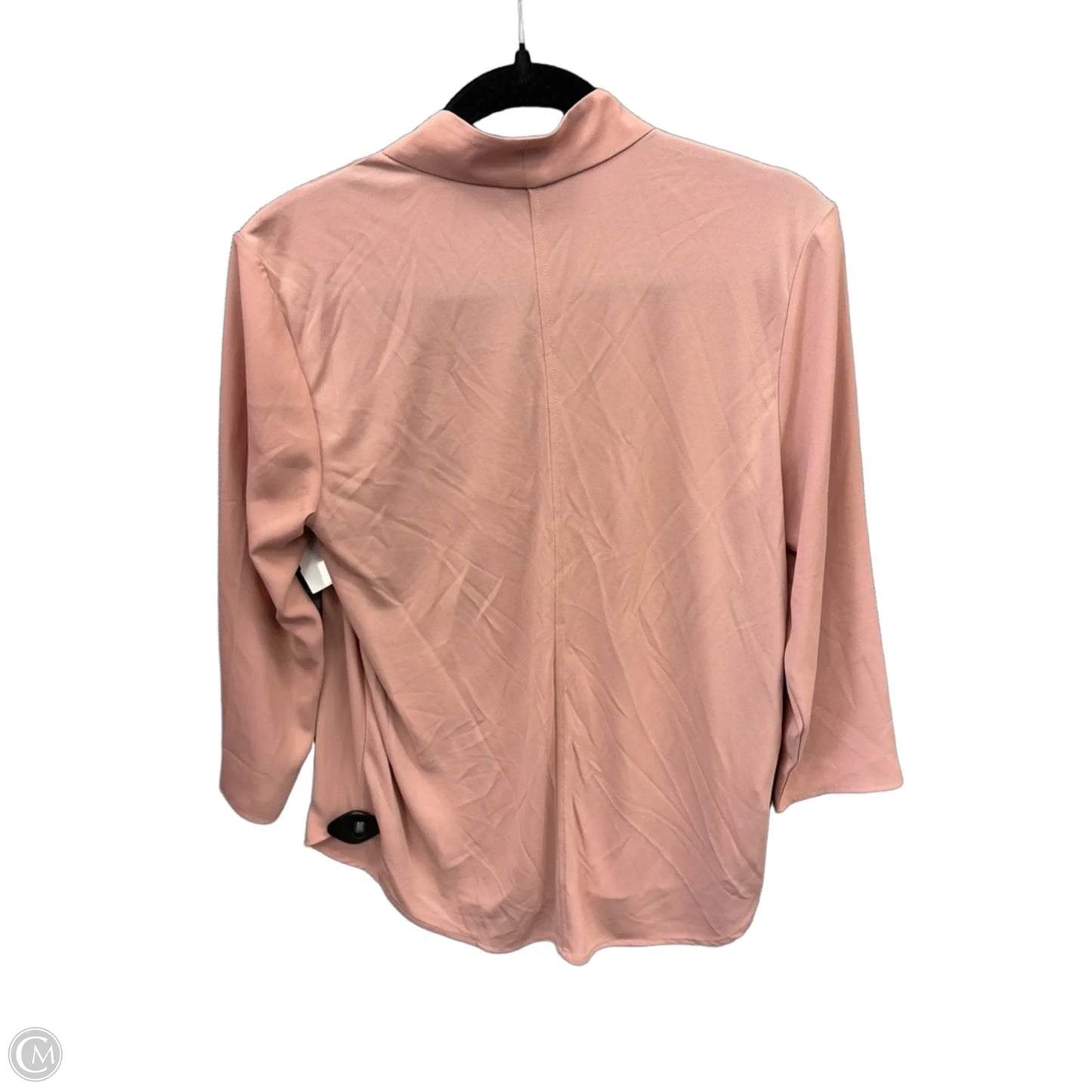 Top Long Sleeve By Ann Taylor In Pink, Size: M