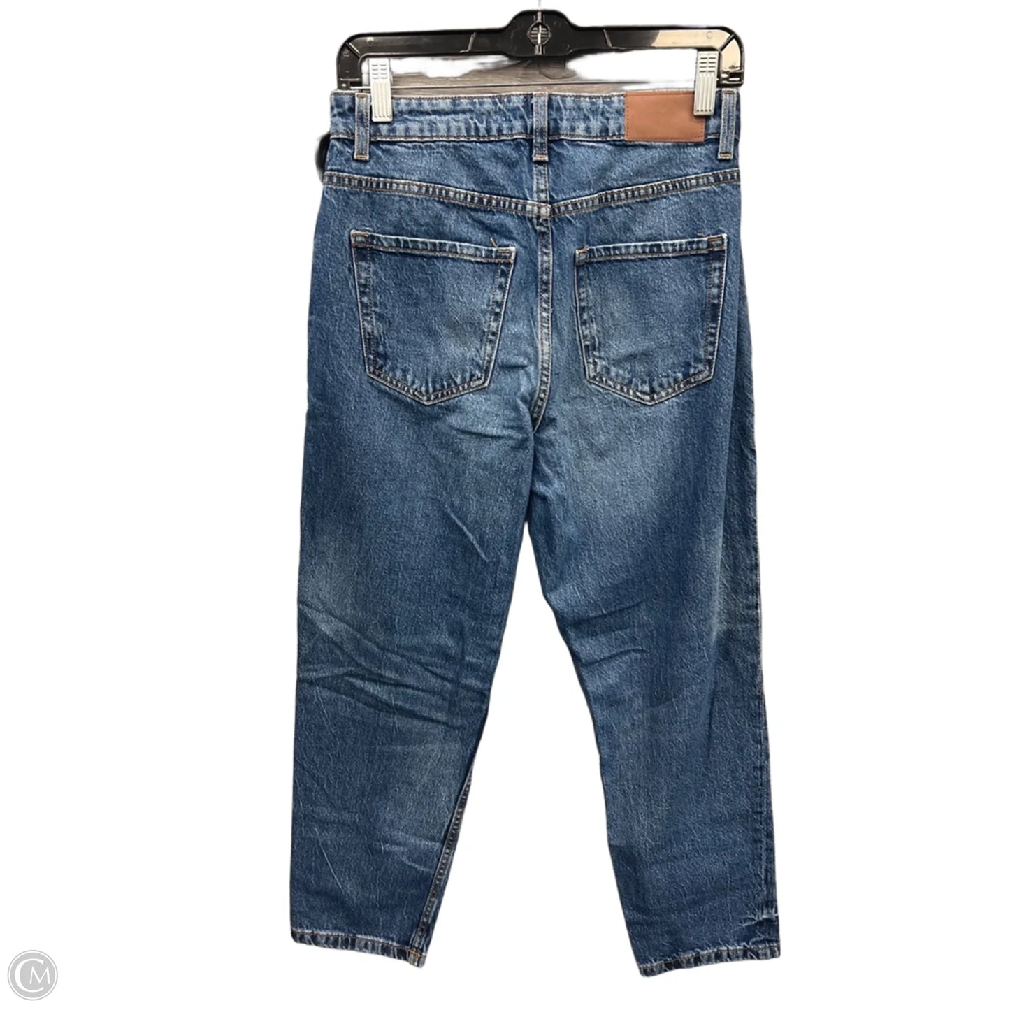Jeans Straight By Zara In Blue Denim, Size: 6