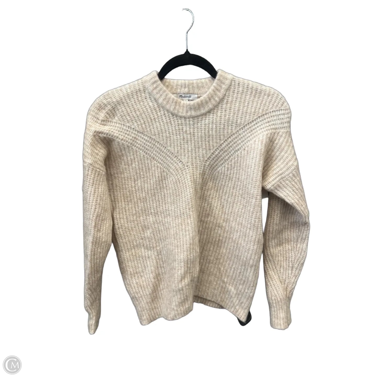 Sweater By Madewell In Cream, Size: Xs