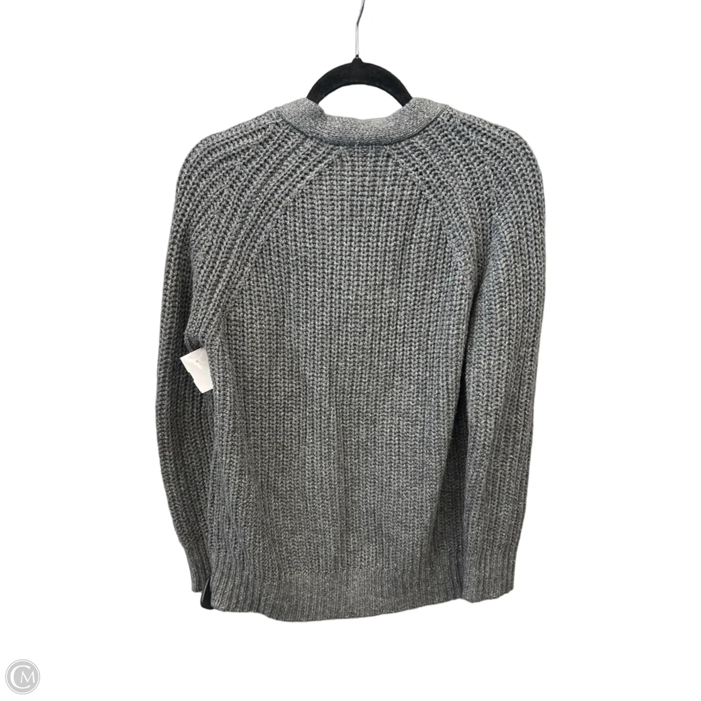 Sweater Cardigan By Able In Grey, Size: Xs