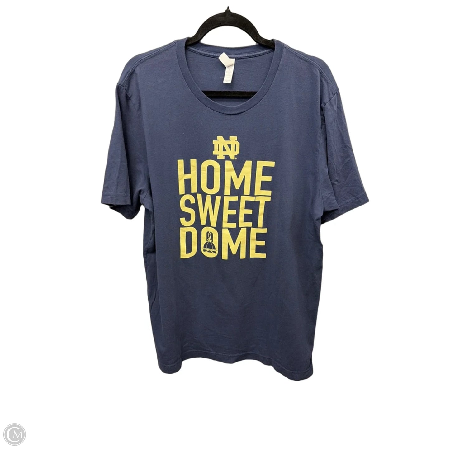 Top Short Sleeve By Canvas In Navy, Size: Xl