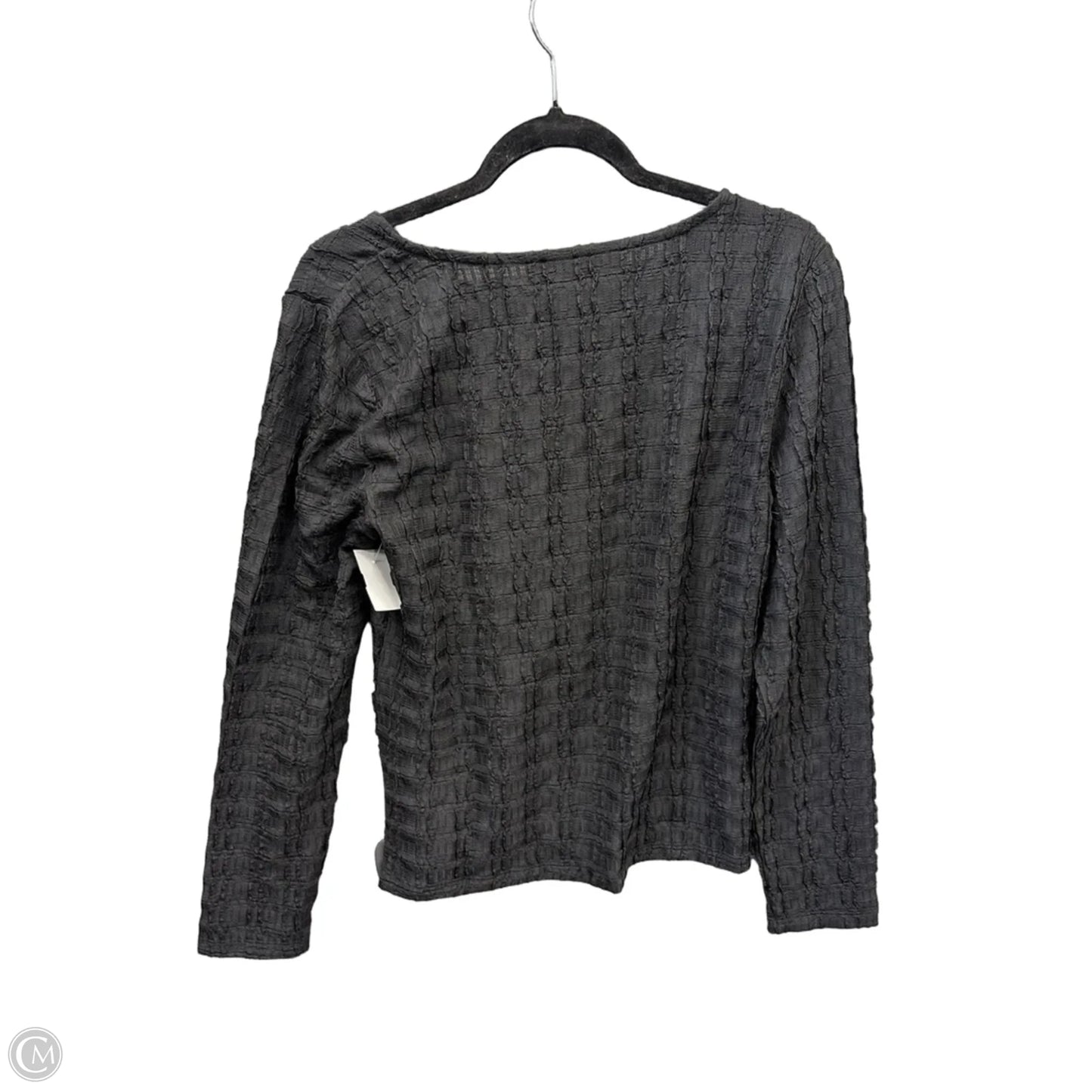 Top Long Sleeve By Loft In Black, Size: L
