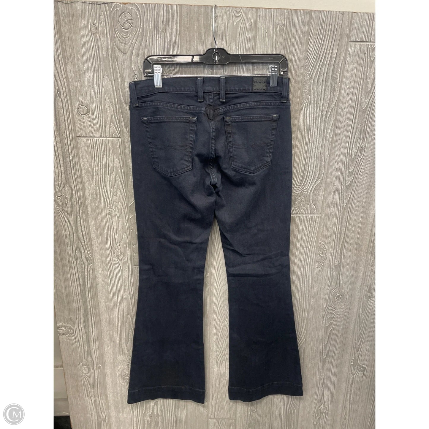 Jeans Flared By Lucky Brand In Black Denim, Size: 8
