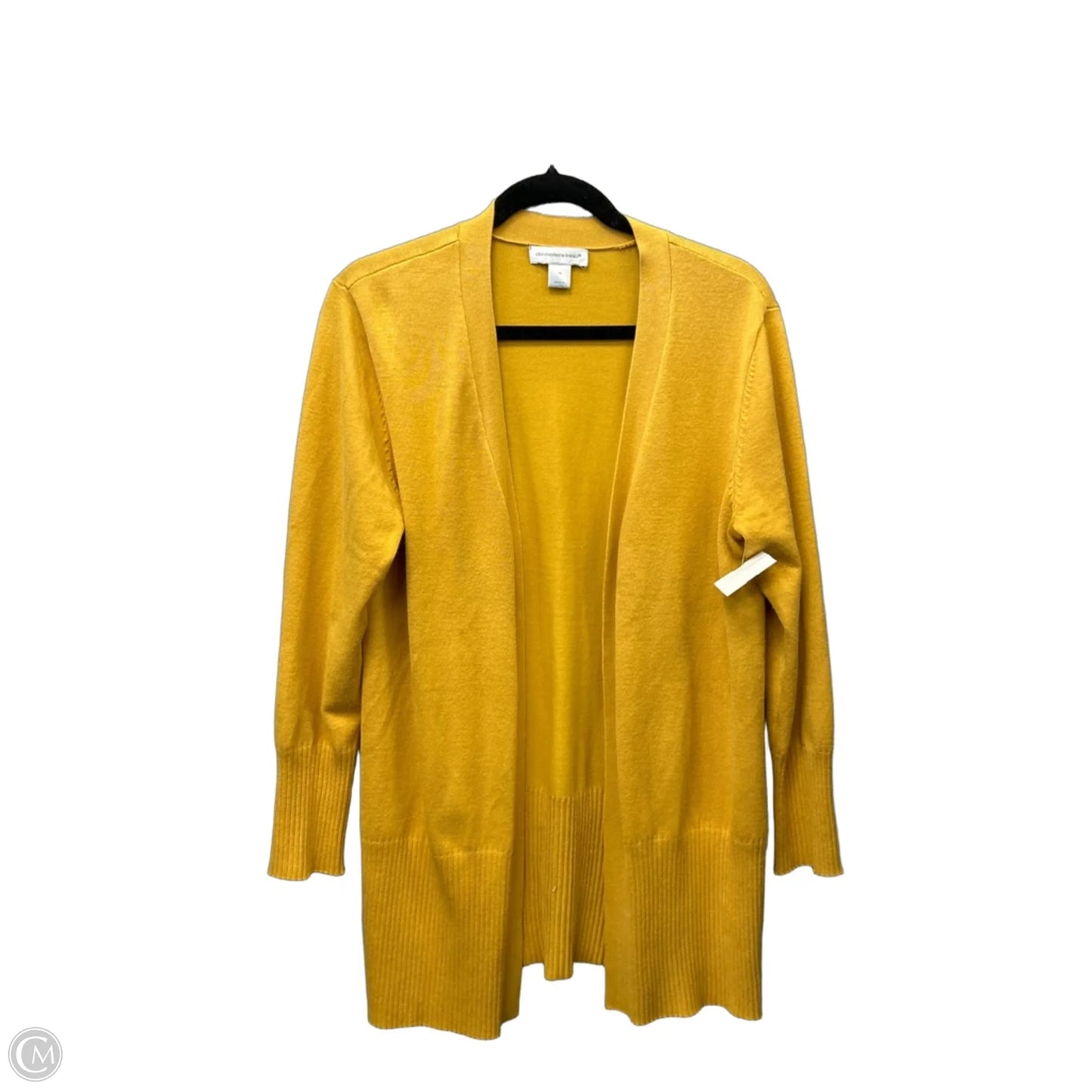 Cardigan By Christopher And Banks In Yellow, Size: M