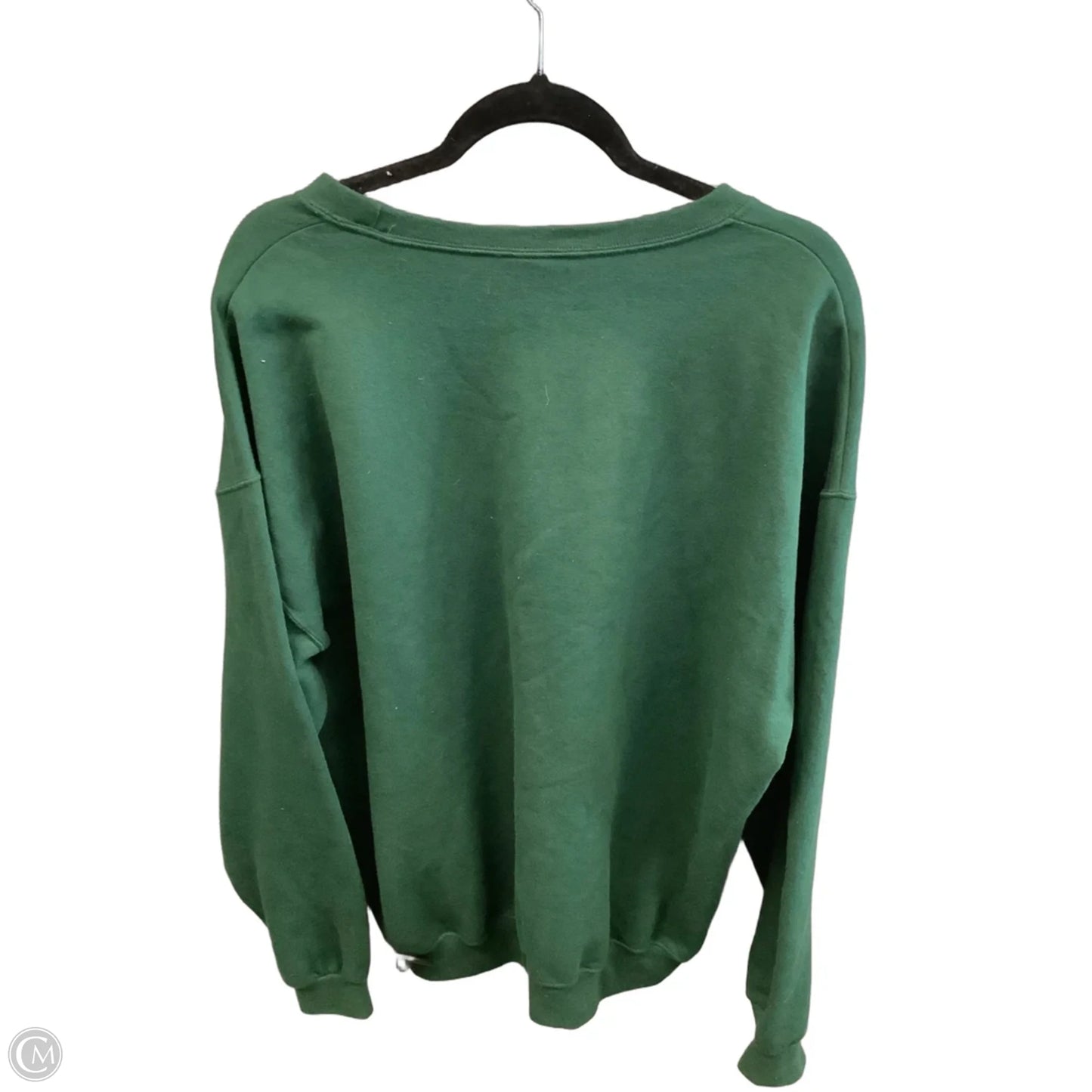 Sweatshirt Crewneck By Jerzees In Green, Size: Xl