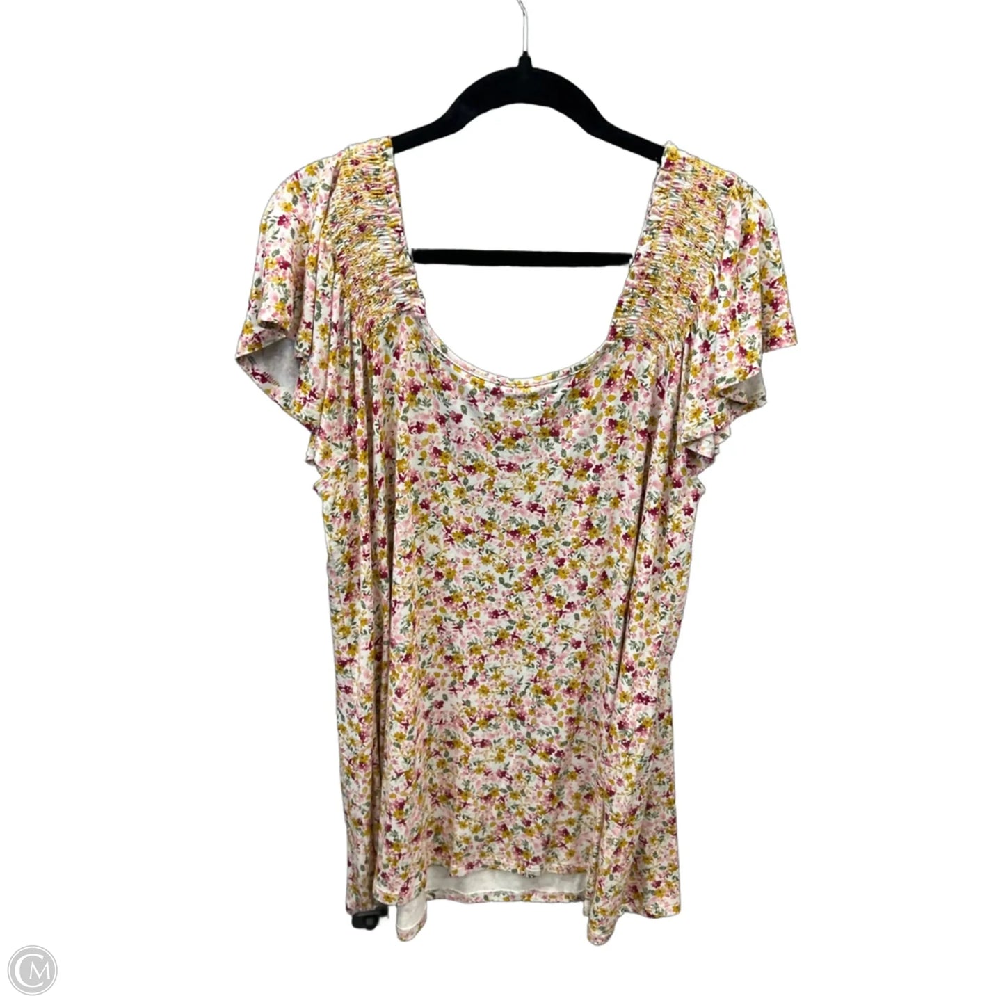 Top Short Sleeve By Torrid In Floral Print, Size: 2x
