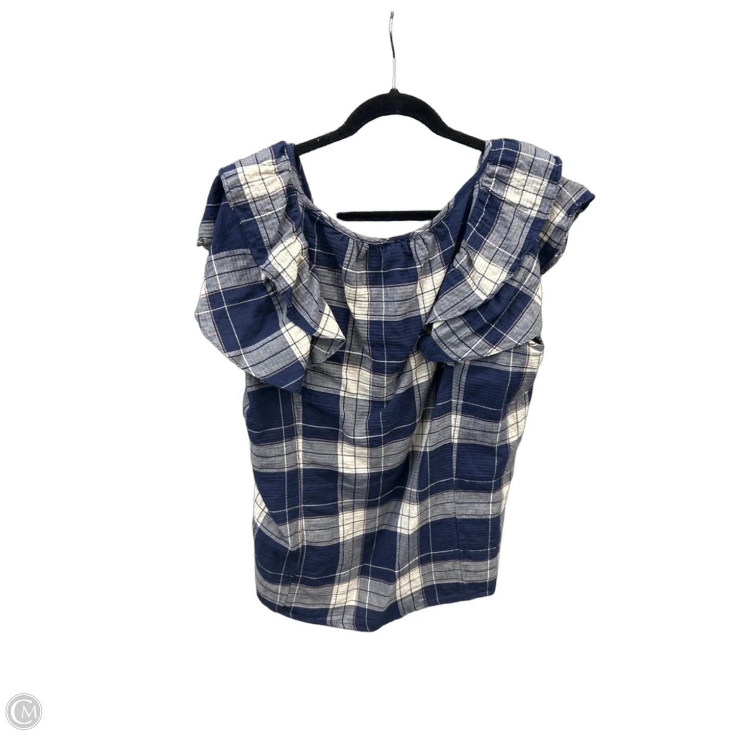 Top Short Sleeve By Torrid In Plaid Pattern, Size: 2x