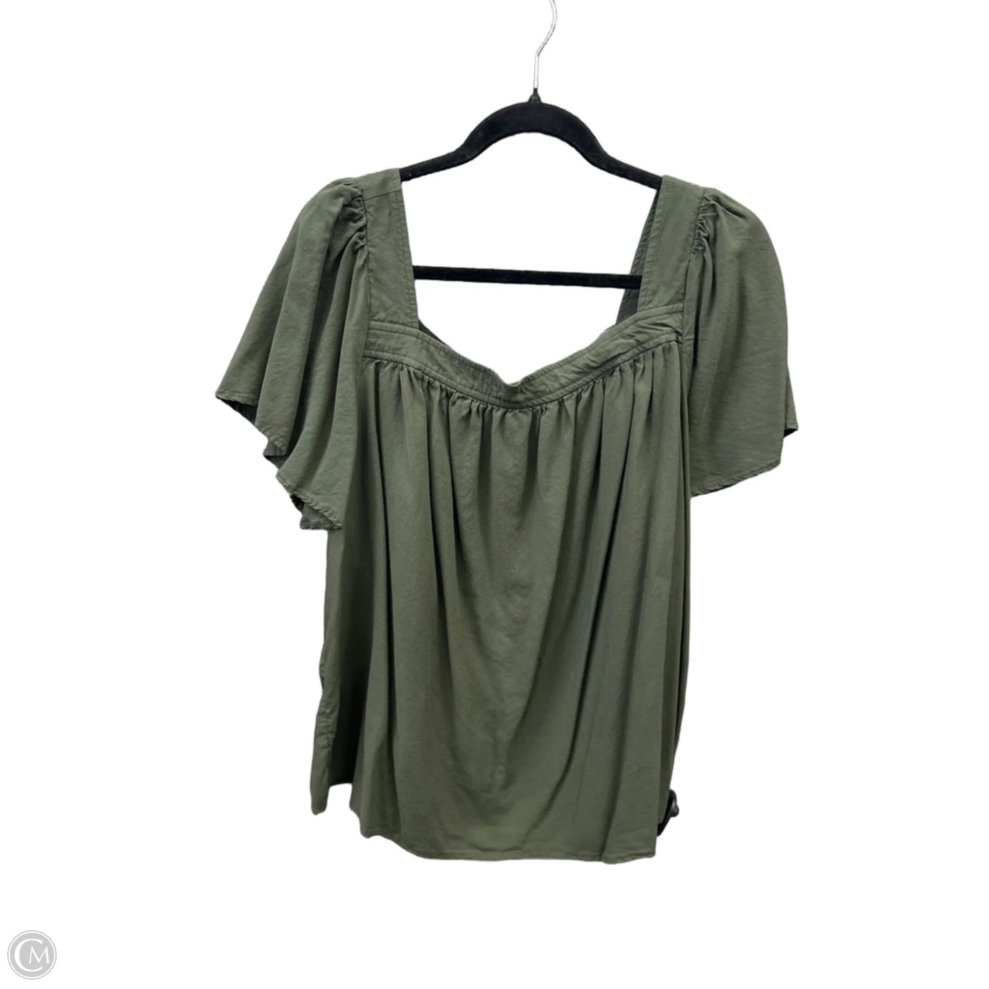 Top Short Sleeve By Torrid In Green, Size: 2x