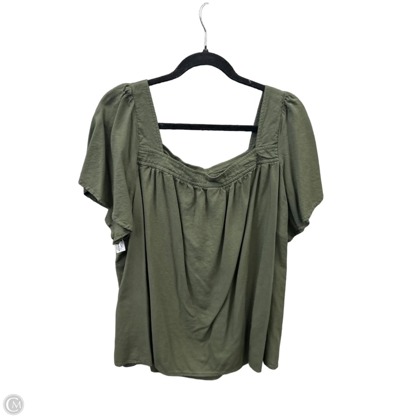 Top Short Sleeve By Torrid In Green, Size: 2x