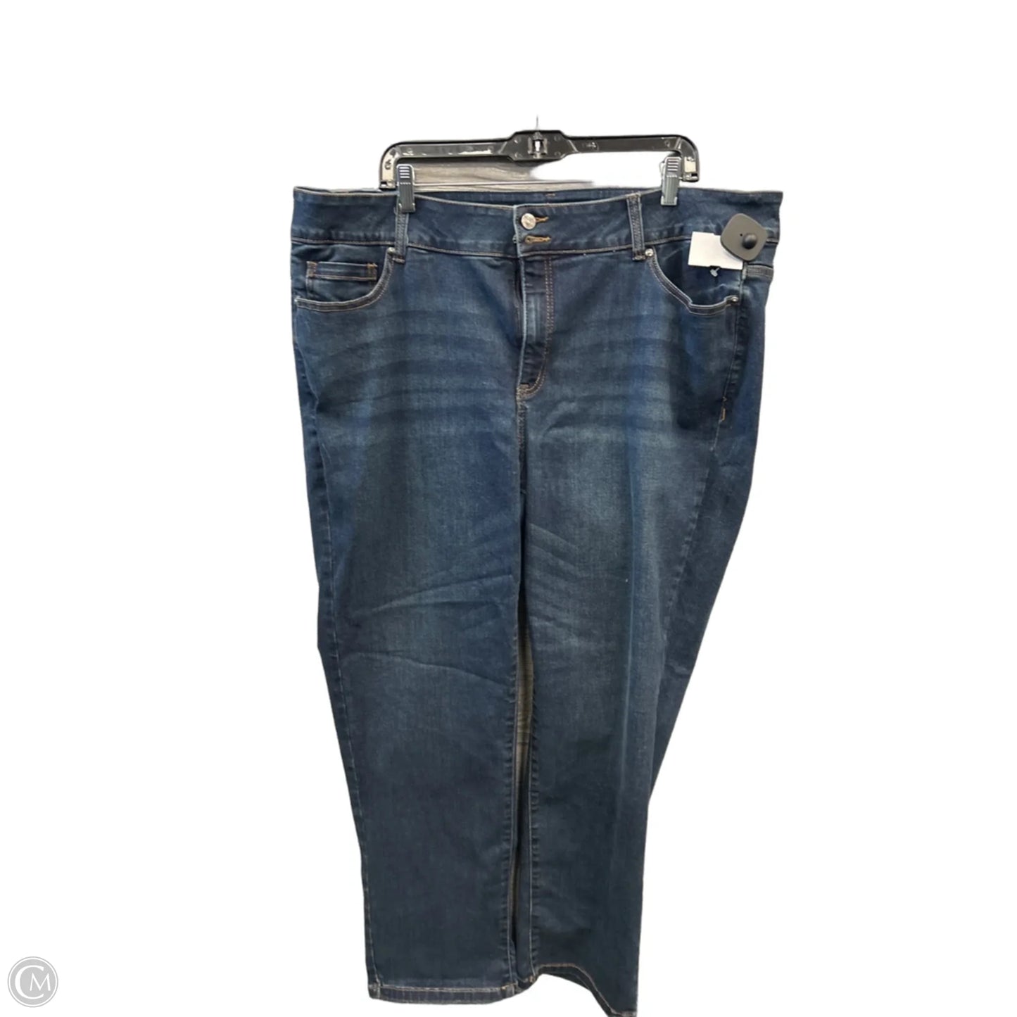 Jeans Straight By Lane Bryant In Blue Denim, Size: 22