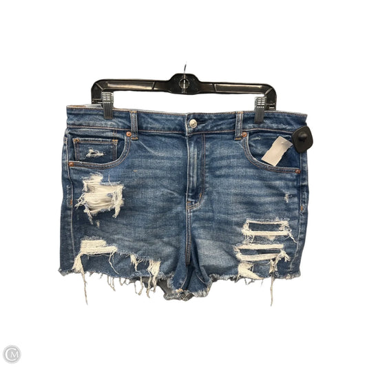Shorts By American Eagle In Blue Denim, Size: 16