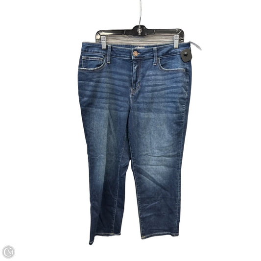 Jeans Straight By Maurices In Blue Denim, Size: 16