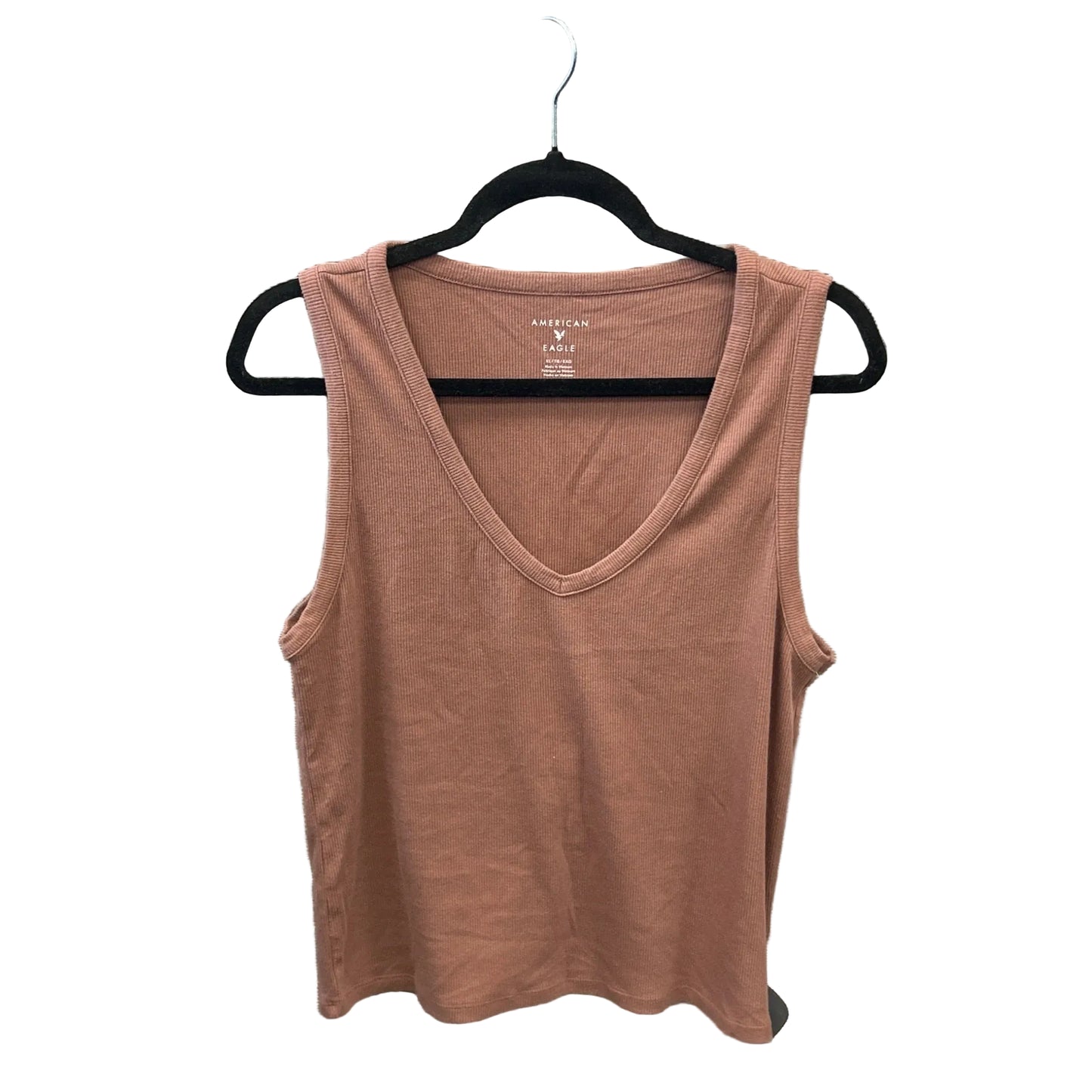 Top Sleeveless By American Eagle In Brown, Size: Xl