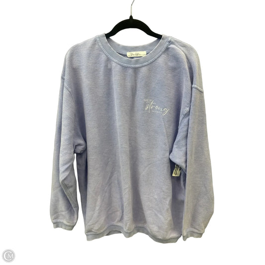 Top Long Sleeve By Clothes Mentor In Purple, Size: L