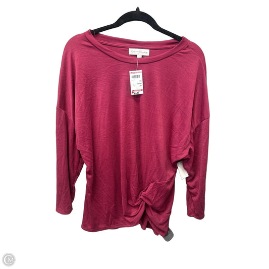 Top Long Sleeve By French Laundry In Red, Size: Xl