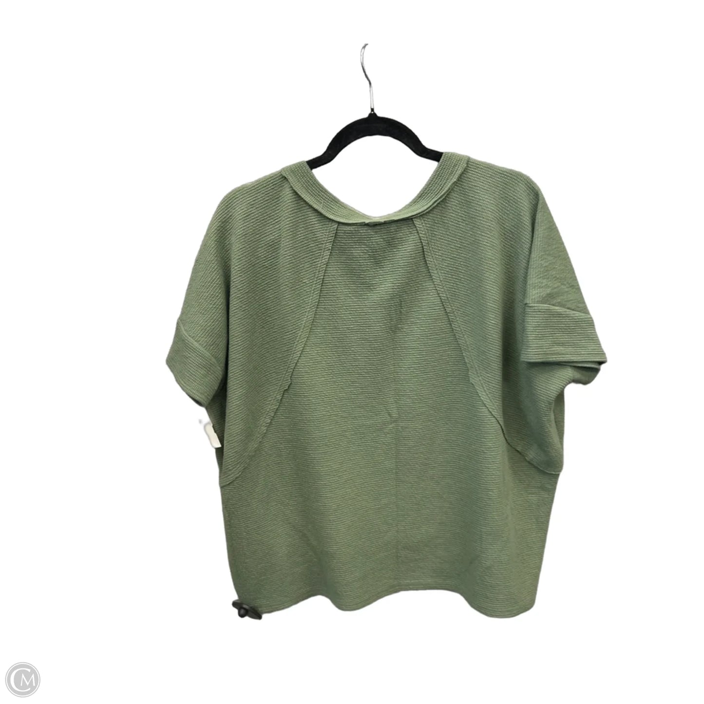 Top Short Sleeve By Charlotte Avery In Green, Size: L