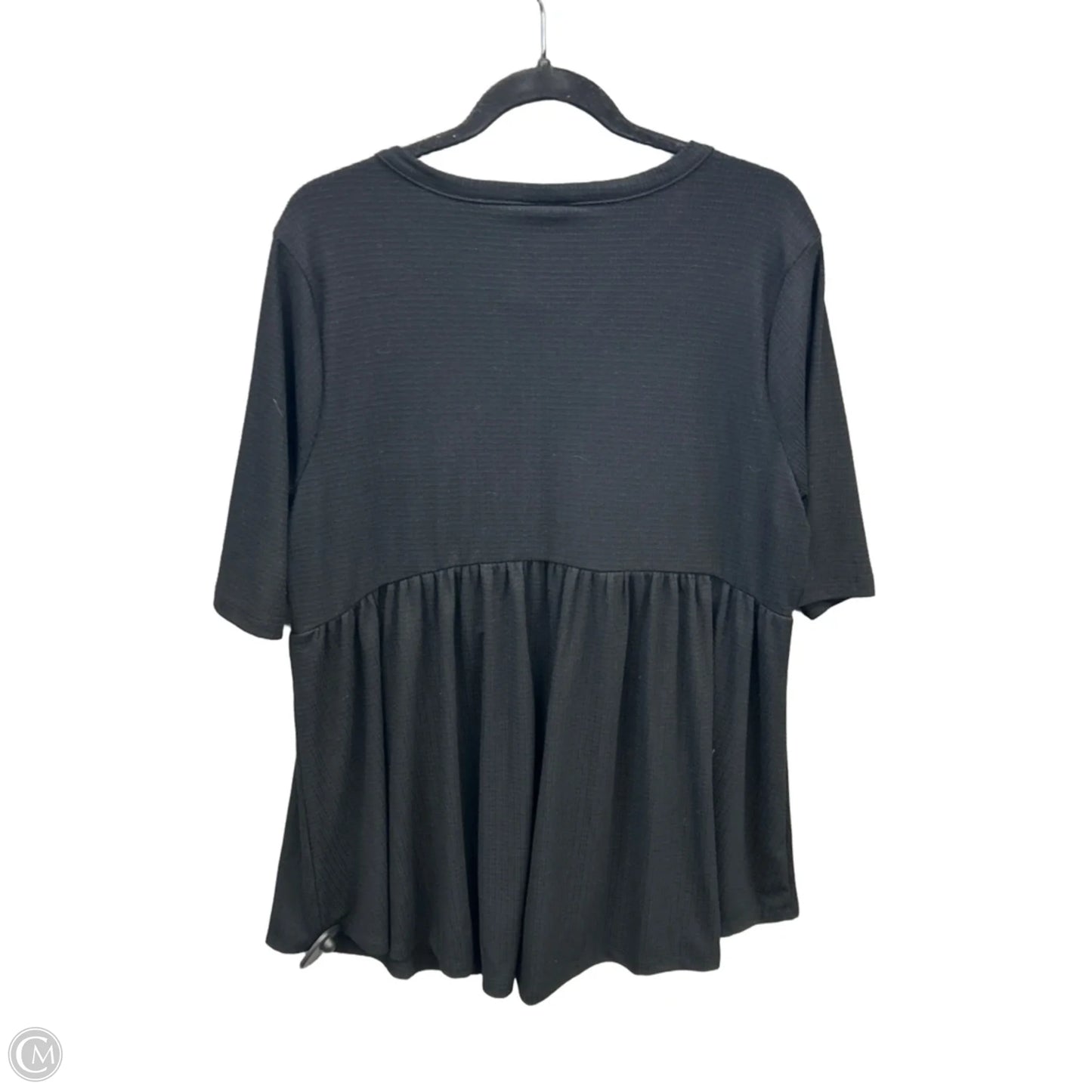 Top Short Sleeve By Torrid In Black, Size: 1x