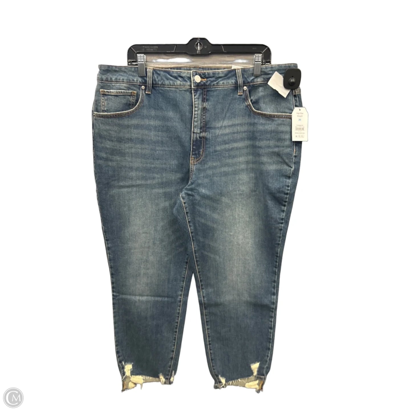 Jeans Skinny By Time And Tru In Blue Denim, Size: 20