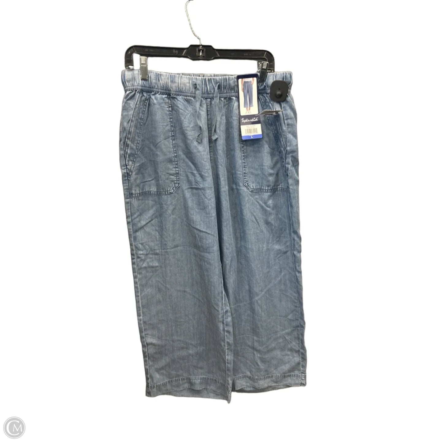 Pants Cropped By Splendid In Blue Denim, Size: 12