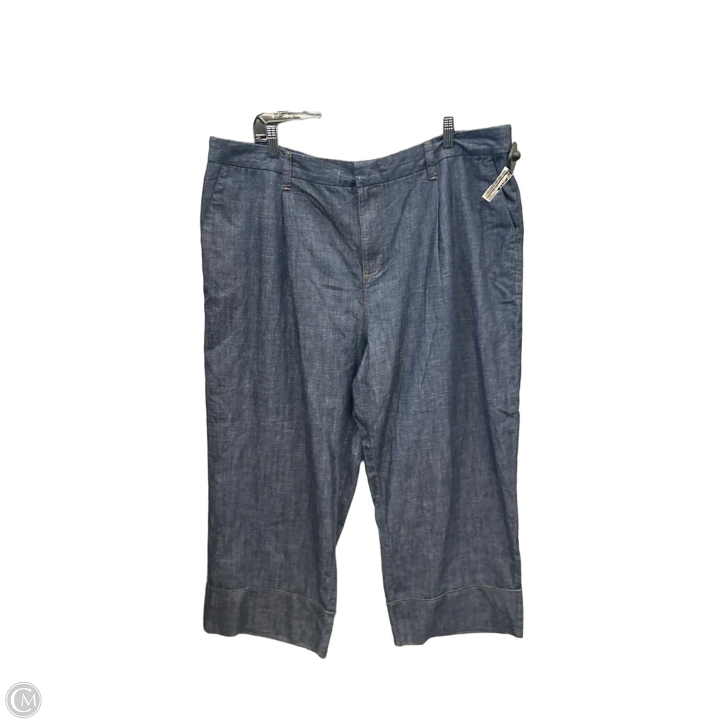 Pants Wide Leg By Ophelia Roe In Blue, Size: 20